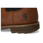 Carhartt Frontier Water Resistant Steel Toe Chelsea Work Boots, Bison Brown Oil Tan Leather, 7.5 E Wide, FN5254-M