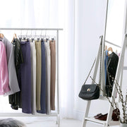 Cozymood Plastic Pants Hangers with Clips, 50 Pack Clothes Hangers- Clear, 14 inch