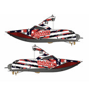 Pavati HYP-PRC-3076 Hyper Toy Company Pavati 2.0 RC Boat, Stars & Stripes, 1:18 Scale with Remote and Battery