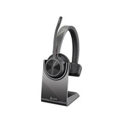 Poly Voyager 4310 UC USB-C Bluetooth Headset, Single-Ear, Noise-Canceling Dual Mic, 24-Hour Talk Time, Bluetooth 5.2, Black