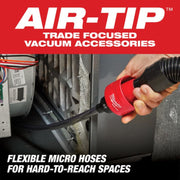 Milwaukee 49-90-2037 Air-Tip Shop Vac Long Reach Set Flexible Vacuum Hose 7 pc