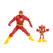 Jakks Pacific Sonic The Hedgehog DC X Sonic The Hedgehog Action Figure Multipack, Sonic as The Flash 2.5 Inch, The Flash 5 Inch, Poseable Collectible Figures 430924-V1