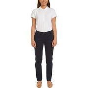 Nautica Juniors Uniform Sateen Skinny Pant with Adjustable Waistband, Navy, Size 5, NUFBC030-414