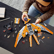 LEGO Marvel The Guardians Ship Building Toy Set, 1902 Pieces, Includes Star-Lord, Groot, Rocket, Mantis, Thor, Chitauri Minifigures, Rotatable Display Stand, 76193