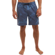 Pelagic Gyotaku Dockside Shorts for Men - Navy - S
