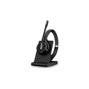 EPOS Impact 5000 Go Wireless DECT Headset with Noise-Cancelling Microphones, USB-A/USB-C, Foldable Charging Stand, Black, 1001437