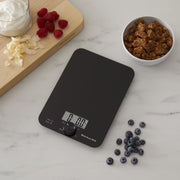 KitchenAid Digital Kitchen Scale, Tempered Glass Surface, 11lb Capacity, Measures Dry and Liquid Ingredients, White, KQ914WH