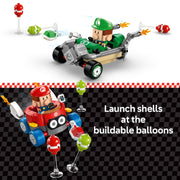 LEGO Super Mario Mario Kart Baby Mario vs Baby Luigi Building Set, 321 Pieces, Ages 8+