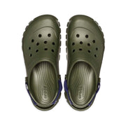 Crocs Offroad Sport Clog, Waterproof Lightweight Croslite Foam, Adjustable Turbo Heel Strap, Rugged Lug Outsole, Unisex, Smoke/Charcoal, 202651-05R