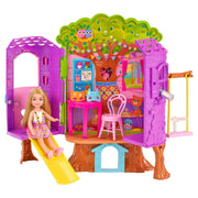 Barbie HPL70 Chelsea Barbie Doll and Treehouse Playset with Pet Puppy
