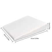 Yshop Elevated Wedge Pillow for Sleeping with Removable Washable Cover White