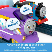 Fisher-Price Thomas & Friends Talking Kana Motorized Toy Train Engine with Phrases and Sounds, Includes Cargo Cars, Preschool Ages 3+
