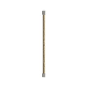 Signature Hardware Lazzara Hammered Appliance Pull, Polished Nickel, 18 Inch Center to Center, Zinc, SH553207PN