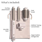 T3 600692-UL-10 Aire 360 Ceramic Air Styler Blowout Kit - Satin Blush