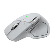 Logitech MX Master 4 Wireless Ergonomic Mouse with Advanced Haptic Feedback, MagSpeed Scroll Wheel, USB-C Charging, Bluetooth, Pale Gray