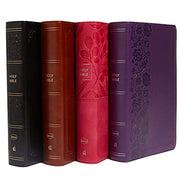 Thomas Nelson NKJV End-of-Verse Reference Bible, Personal Size, Large Print Comfort Print, Leathersoft Purple Cover, Red Letter Edition