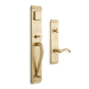 Signature Hardware EHENGTB.15.300.10.L-SBS-NB New England Entrance Door Set-Lever Left Hand -Satin Brass