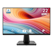 MSI PRO MP225 E12VL 22 Inch IPS Full HD 120Hz 1ms Adaptive Sync Anti-Glare Computer Monitor, Black