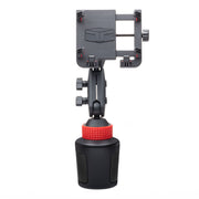 Custom Accessories Tuff Tech Rugged Cradle Cup Mount, Adjustable Base, Extendable Arm to 8 in, 360-Degree Rotating Head, Rubber Padding, Quick Release Button
