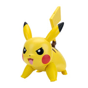 Jazwares Pokmon Battle Action Pikachu Interactive Figure, 12-Inch with Electric Attack, Light-Up Tail, Touch Sensors, Authentic Sounds, PKW4857