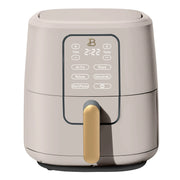 Beautiful 19452 6 Qt Air Fryer with TurboCrisp Technology and Touch-Activated Display Porcini Taupe by Drew Barrymore