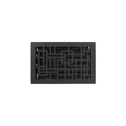 Signature Hardware 445747 Baer Steel Wall Register - Black - 6
