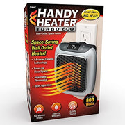 As Seen on TV 83119235 Handy Heater Turbo 800 Wall-Outlet Space Heater