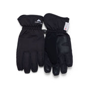 Ozark Trail Women's Hybrid Ski Gloves, Water-Resistant, Insulated, Touchscreen Compatible, Black Soot, Small