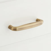 33/4 PONDERAY BRASS CABINET PULL ANTIQUE BRASS