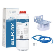 Elkay EWF3000 WaterSentry Plus Filter System Kit, High Capacity 3000 Gallon, Quick-Disconnect Installation