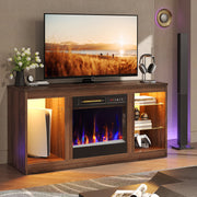 Bestier BST2401103G-BM Modern Electric Fireplace TV Stand for TVs up to 55