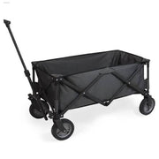 Wagon Cart with Wheels Foldable - Folding Utility Heavy Duty Wagons Carts for Grocery Sports Garden Shopping Camping