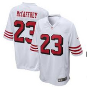 DIAO Men's 49ers Football Replica Jersey White Short Sleeve Medium