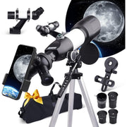 BNISE Tech H79808 500mm Refractor Telescope for Astronomy Beginners