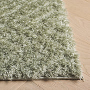 Safavieh Tahoe Ainsley Geometric Shag Area Rug, Sage, 3 x 5 ft