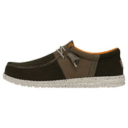 HEYDUDE Wally Tri Nylon Trailhead Casual Shoes for Men - Olive - 13M