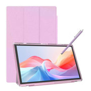 NOVOJOY Android Tablet, 10.1 Inch IPS HD Touchscreen, 6GB RAM, 32GB Storage, 1TB Expansion, 6000mAh Battery, Dual Camera, WiFi-6, Bluetooth 5.0, Pink with Case and Stylus NVZB10Pink3in1