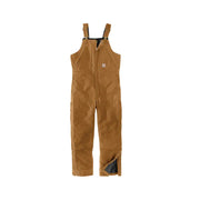 Carhartt 106682-Brn Firm Duck Extreme-Warmth Loose-Fit Insulated Bib Overalls for Men - Carhartt Brown - L - Regular