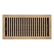 Signature Hardware SH551475AB Modern Solid Brass Oversized Wall Register - Antique Brass - 6