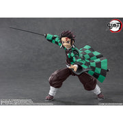 Bandai Spirits S.H.Figuarts Tanjiro Kamado Demon Slayer Action Figure, Highly Articulated, 5.5 in, PVC and ABS, Includes Sword and Scabbard BAS66475
