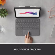 Logitech 920013292 Combo Touch for iPad 10th Gen - Oxford Gray