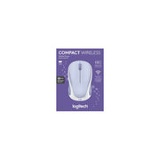 Logitech 910-007866 Compact Wireless Mouse, Purple, USB-A Receiver, Optical Sensor, Battery Powered