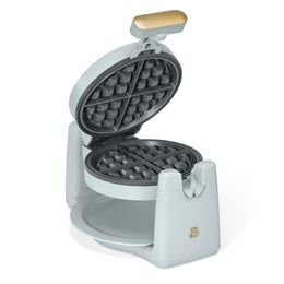 Beautiful By Drew Barrymore 29030 Rotating Belgian Waffle Maker, Hydrangea