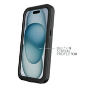 Body Glove 100073946 Tidal Waterproof Phone Case for iPhone 15 - Black/Clear