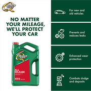 Quaker State All Mileage 10W-40 Motor Oil, 5 Quart,1 Pack