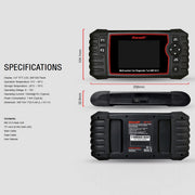 iCarsoft MB V2.0 Automotive Diagnostic Tool for Mercedes-Benz Sprinter Smart, 4.0-Inch Display, Black