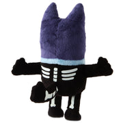 Dandee International Bluey Glow-In-The-Dark Skeleton Plush, Ultra-Soft Polyester, 7.5 in x 4.5 in
