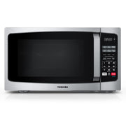 Toshiba Countertop Microwave Oven, 0.9 Cu Ft, 900W, Stainless Steel, 6 Auto Menus, Child Lock, Mute Function, ML-EM09PA(SS)