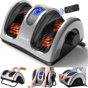 TISSCARE 212-sliver Shiatsu Massage Foot Massager Machine - Improves Blood Flow