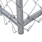 Lucky Dog 4'H x 5'W x 10'L/4'H x 8'W x 6.5'L Boxed Kennel Chain Link